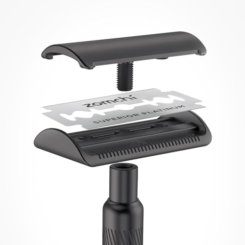 ZOMCHI Razor Blade Bank with 100 Safety Razor Blades