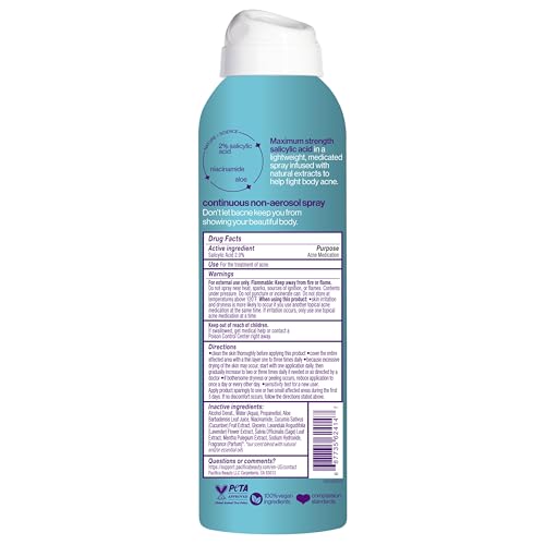 Pacifica Bacne Warrior Spray - 2% Salicylic Acid Acne Treatment