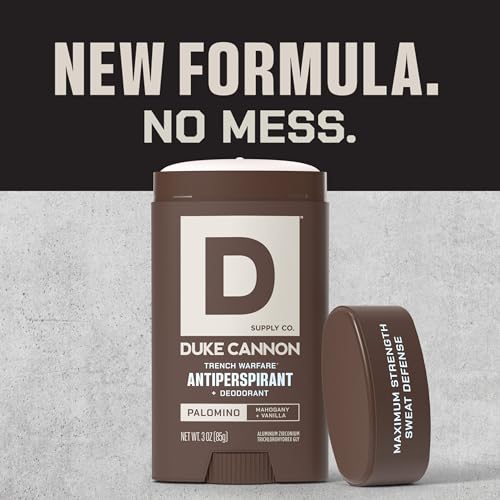 Duke Cannon Trench Warfare Men’s Antiperspirant Deodorant Palomino 3oz Pack of 2