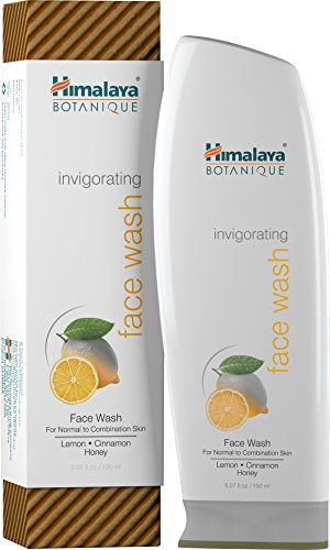 Himalaya Botanique Invigorating Face Wash with Lemon & Honey, 5.07 oz | Hydrating Cleanser for Normal to Combination Skin