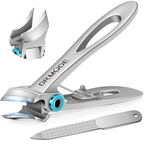 DRMODE Silver Large Ingrown Toenail Clippers for Thick Nails