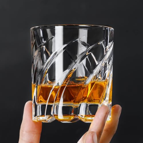 PARACITY Old Fashioned Whiskey Glasses Set of 2 - Durable Rocks Glassware for Bourbon & Cocktails