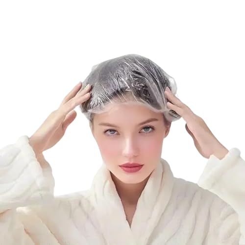 200PCS Reusable Disposable Shower Caps - Waterproof Hair Covers