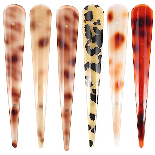 Beaupretty 6pcs Large Duckbill Hair Clips for Women