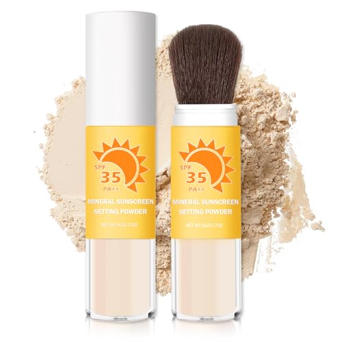 Mineral Sunscreen Setting Powder for Face & Scalp - SPF 35
