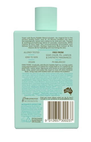 Jack N' Jill Natural Bubble Bath for Kids - 10.14 Fl Oz