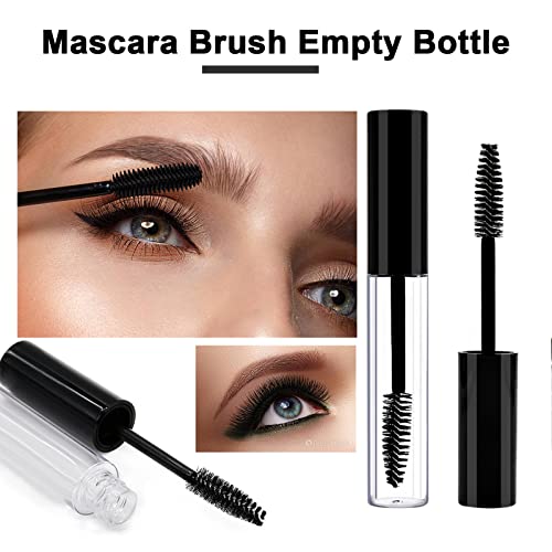 3 Pack 10ml Empty Mascara Tube with Wand & Funnels for Oil