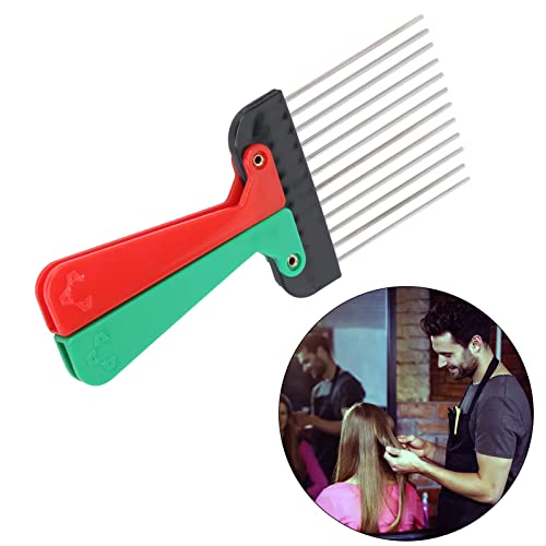 Agatige Metal Afro Pick Comb - 2 Pack Wide Tooth Hair Styling Tool