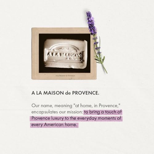 A LA MAISON Fresh Sea Salt Bar Soap, Triple Milled Moisturizing Soap 4-Pack