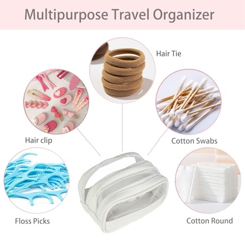LYKKEKOI 2-in-1 Portable Cotton Swab & Pad Travel Organizer Case