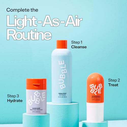 Bubble Skincare Cloud Surf Water Cream - Lightweight Oily Skin Moisturizer, 30ml