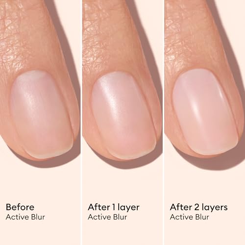 Manucurist Active Blur¢â Blurring Treatment Nail Polish ? Powder Pink Matte Nails Care with Niacinamide ? No Lamp ? Vegan & Made in France ? Nail Strengthener and Growth for Weak Nails ? Plant-Based
