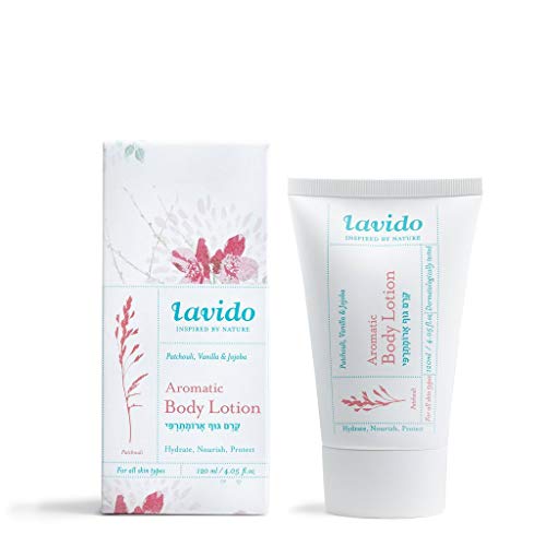 Lavido Aromatic Natural Body Lotion - Patchouli, Vanilla & Jojoba, 4 fl oz