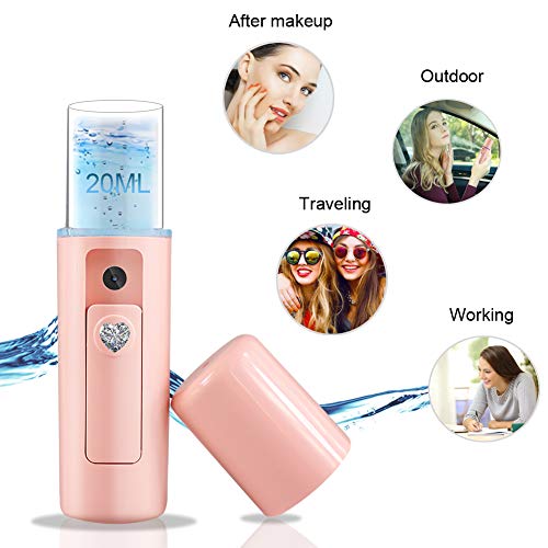 YUNYILAN Nano Facial Mister - USB Rechargeable Hydrating Mist Sprayer