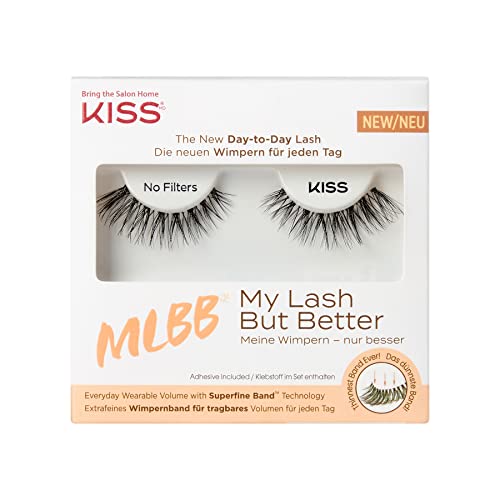 KISS My Lash But Better False Eyelashes - Everyday Volume, Style 'No Filters'