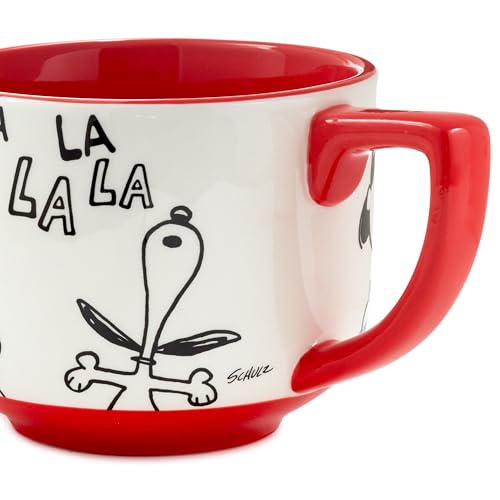 Hallmark Peanuts Christmas Ceramic Mug, 25 oz - Charlie Brown & Friends