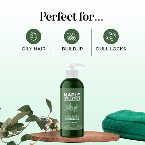 Clarifying Shampoo for Oily Hair & Scalp - Citrus, 16 Fl Oz - Vegan & Sulfate Free