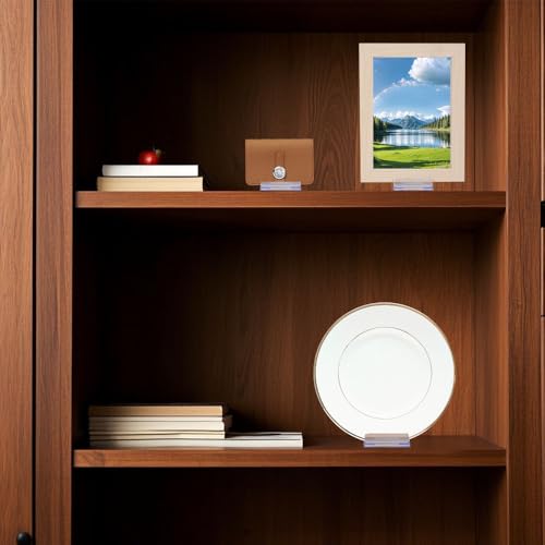12 Pcs Adjustable Acrylic Display Stands for Handbags, Books & More