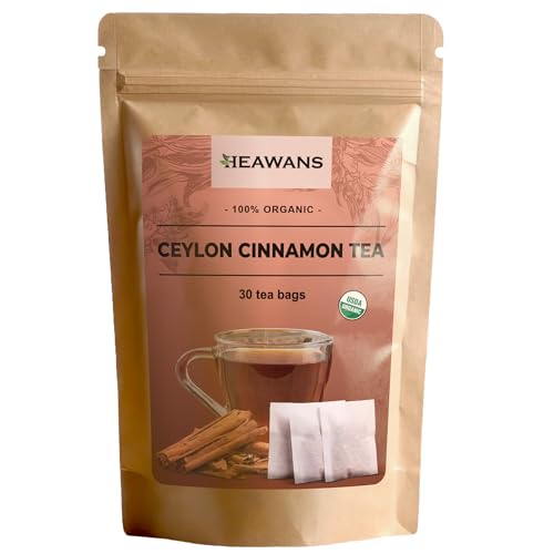 Organic Ceylon Cinnamon Tea Bags - 100% Natural & Preservative-Free
