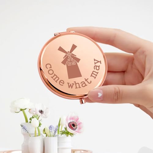 KEYCHIN Moulin Rouge Musical Compact Makeup Mirror - Come What May-RG