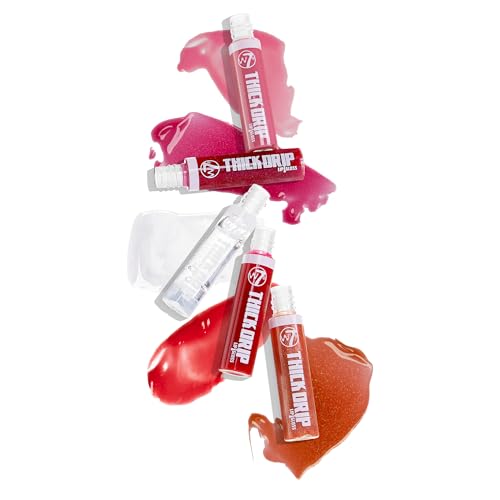 W7 All My Kisses Lip Gloss Set - 5 Mini Hydrating Glosses for Lips
