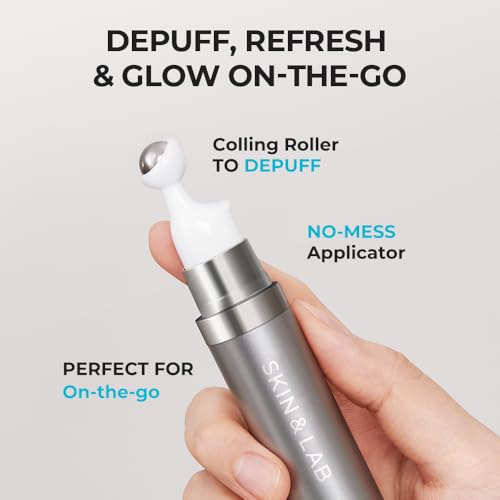 [SKIN&LAB] Bakuchiol Eye Serum Duo Set - Anti-Aging, Brightening, Hydrating Korean Eye Care