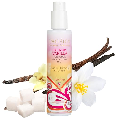Pacifica Island Vanilla Hair Mist & Body Spray - 6 oz Vegan Perfume
