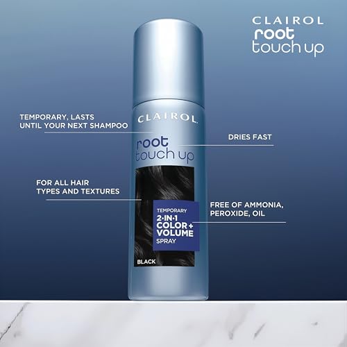 Clairol Root Touch-Up 2-in-1 Temporary Hair Spray, Blonde