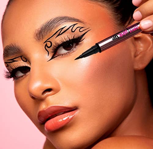 Pink Up Liquid Eyeliner - Ultra Black Matte, Fast-Drying, Long Lasting