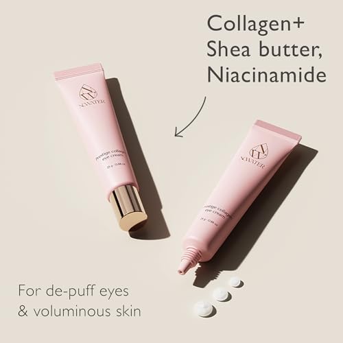 NOWATER Collagen Eye Cream for Under Eyes - Hydrating Korean Skincare, Day & Night