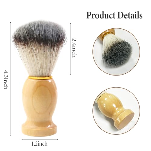BOBOAR Badger Hair Shaving Brush for Men - Comfortable Grip