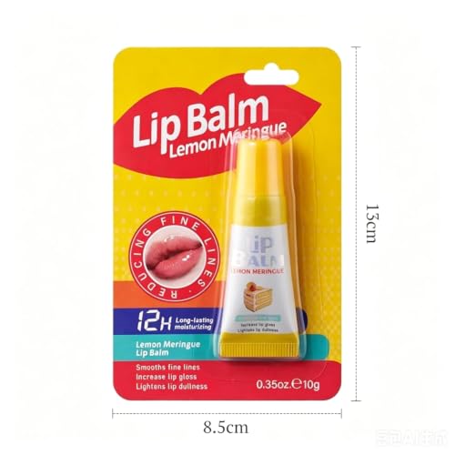 Lip Lightening Balm for Smokers - Natural Pink Lip Repair Moisturizer, Lemon Variation