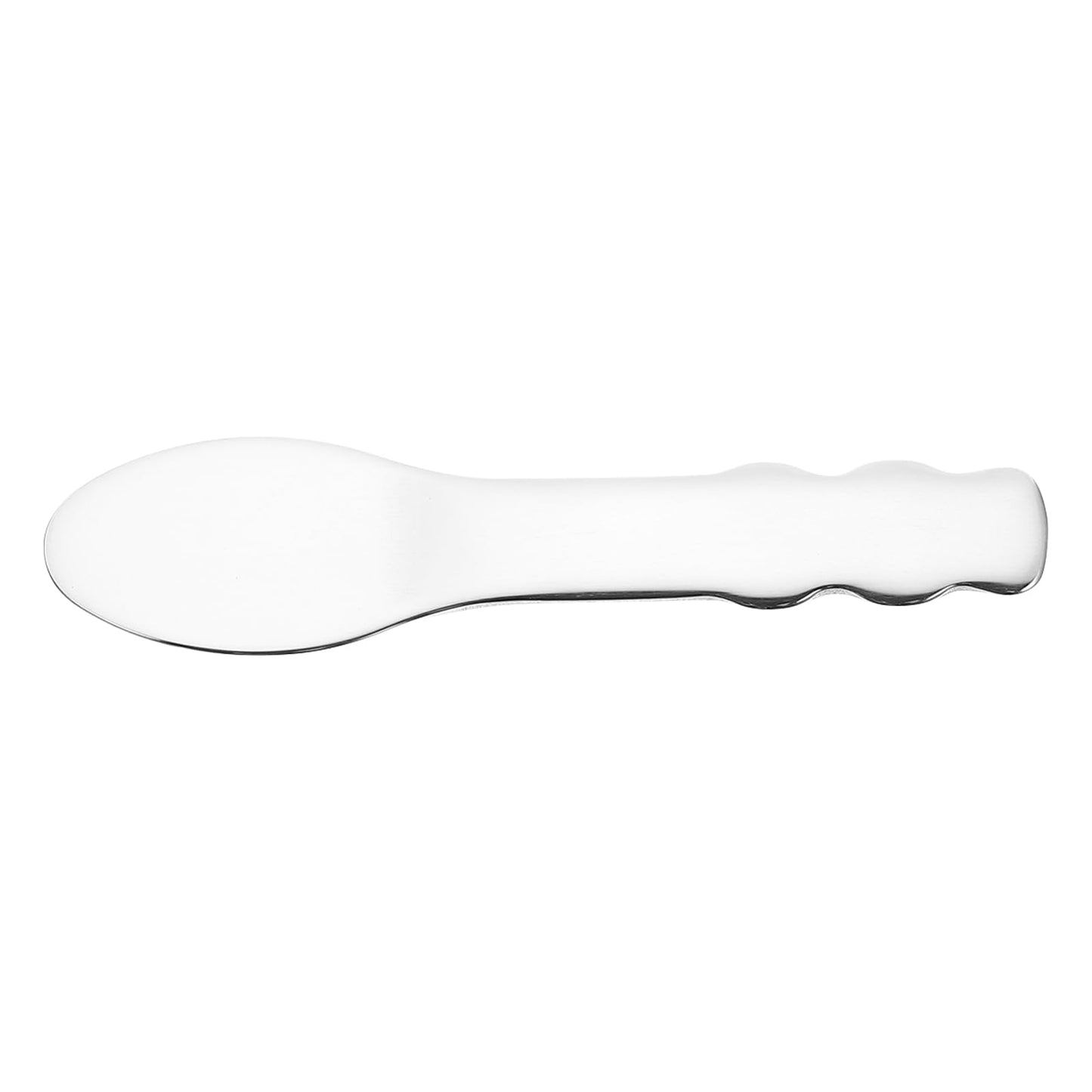 Ciieeo Stainless Steel Eye Cream Spoon Mini Cosmetic Spatula Facial Tool Portable Skincare Metal Spatula for Makeup and Cream Mixing