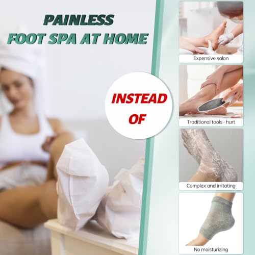 VGO Foot Peeling Mask - Natural Exfoliating Callus Remover (3 Pack)