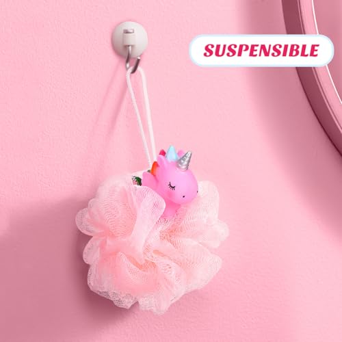 Unicorn Kids Bath Loofah Set - Gentle Exfoliating Shower Sponge