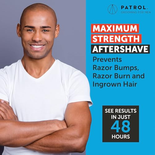 Bump Patrol Maximum Strength Aftershave Treatment Serum ? Razor Bump Stopper and Ingrown Hair Treatment for Men and Women, Fast Acting Salicylic Acid for Razor Burn & Shaving Irritation - 4 oz Pack 1