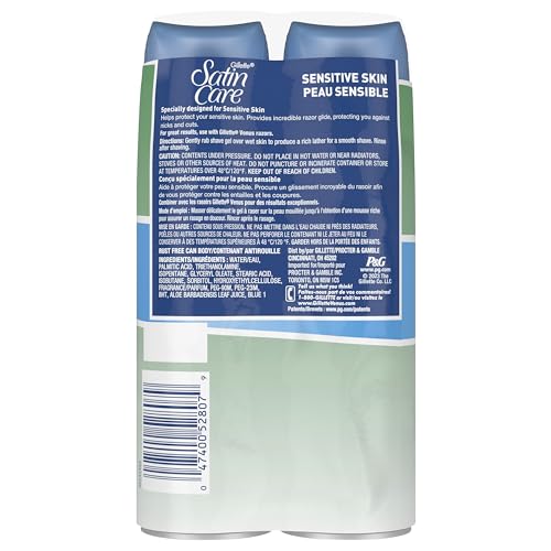 Gillette Venus Satin Care Sensitive Skin Shave Gel 7oz Pack of 2