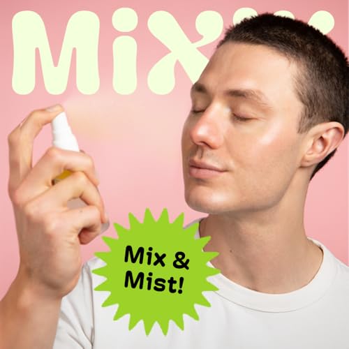 MIXIK Korean Hydrating Serum Spray Face Mist - Travel Size 1 fl oz (30ml), Vegan, Fragrance-Free