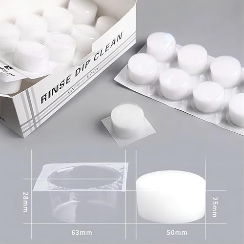 Yuelong 24Pcs Disposable Rinse Foam Caps for Tattoo Needles