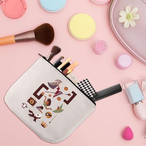 WSNANG Phantom Mask Canvas Makeup Bag for Musical Fans Gift