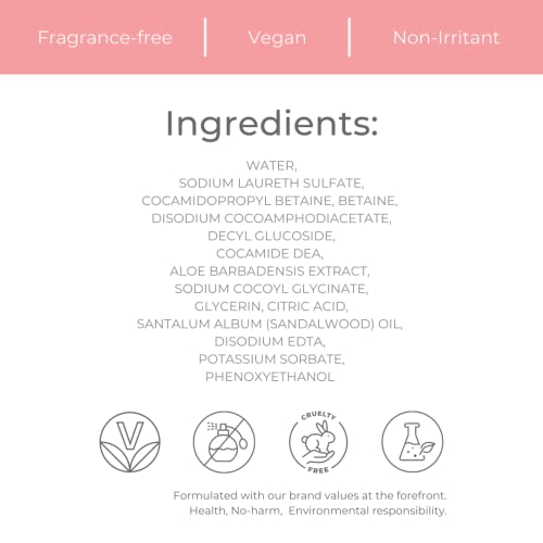 Foaming Makeup Brush Cleaner & Sponge Shampoo - Fragrance-Free, Vegan, Cruelty-Free, 6 fl oz