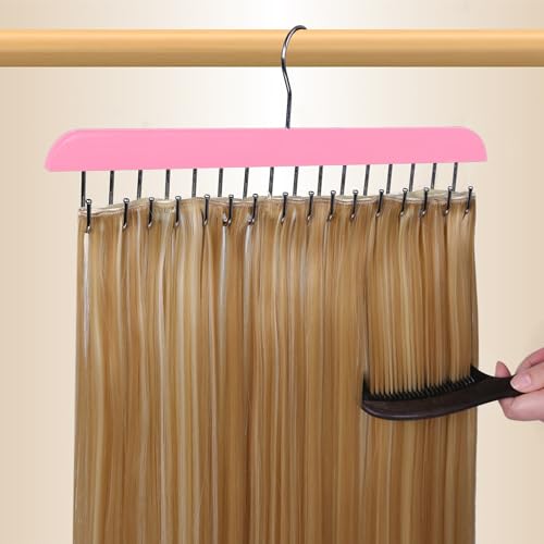 Hair Extension Holder & Hanger - 16-Inch Weft Organizer Rack