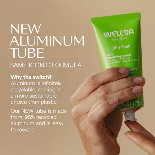 Weleda Skin Food Light Nourishing Body Cream 2.5 Fl Oz - Hydrating Moisturizer with Chamomile & Calendula