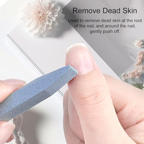 8-Piece Stone Nail File and Pumice Stone Set for Home & Salon