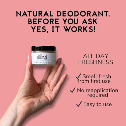 The Natural Deodorant Co. Clean Deodorant Balm - Palmarosa & Mandarin 55g