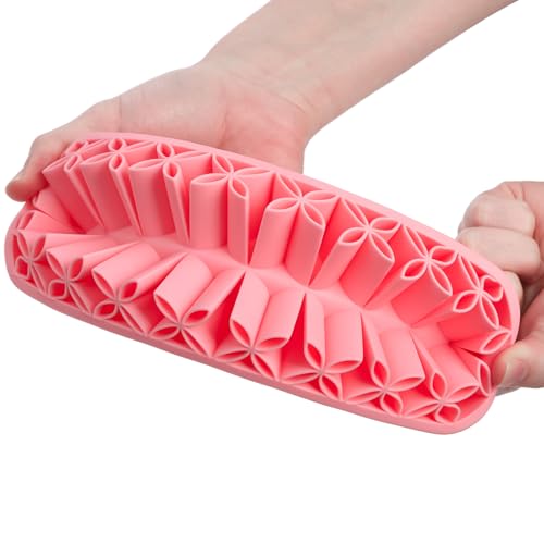 Elsjoy 3-Pack Silicone Makeup Brush & Tool Organizer Set