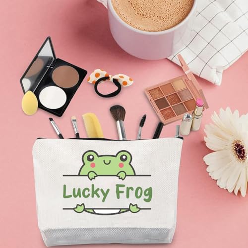 Frog Lovers Gift Set with Cosmetic Bag, Bracelets, Socks & Earrings - Frog-Set A