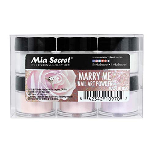 Mia Secret Marry Me Acrylic Nail Art Collection - 6 Colors