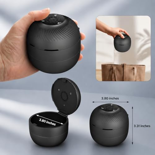 UV Denture Cleaning Case with Fan - Portable Retainer & Aligner Storage