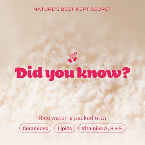 The Face Shop Rice Water Bright Foaming Cleanser - Hydrating Korean Face Wash, 10.1 fl oz, Vegan, Deep Pore Cleansing
